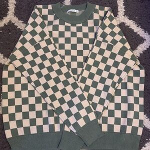 Staccato Checked Pullover Size Large